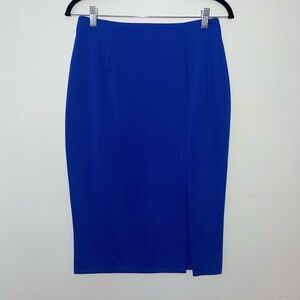 Elegant Blue Pencil Skirt